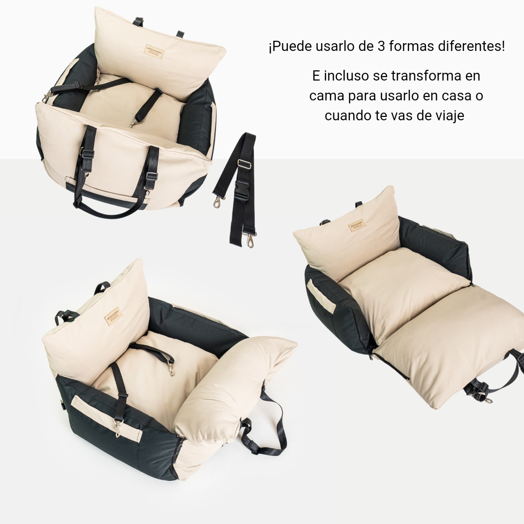 TRANSPORTADOR DE AUTOS PARA PERROS + KIT DE REGALO