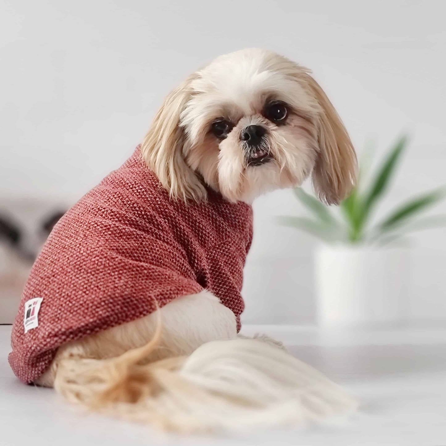 SWEATER CUELLO ALTO PALO ROSA