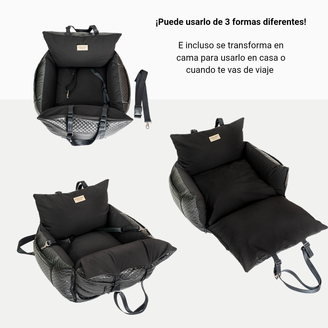 Transportador de auto para perros de Mister And Misses Pet