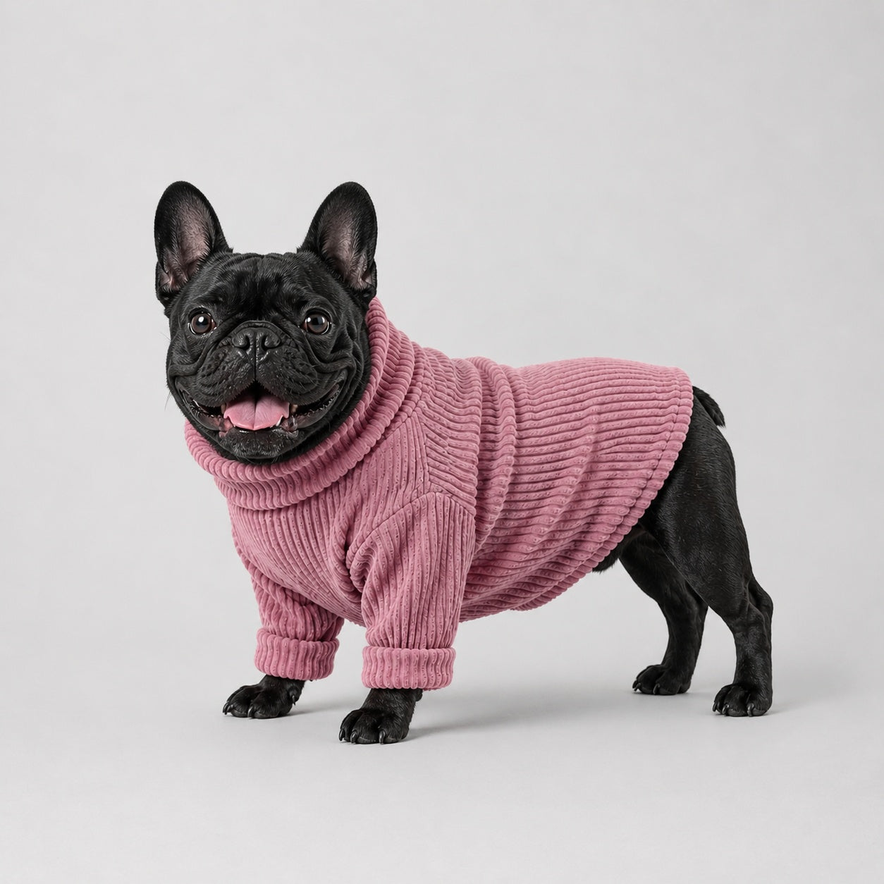 SWEATER COTELÉ ROSA