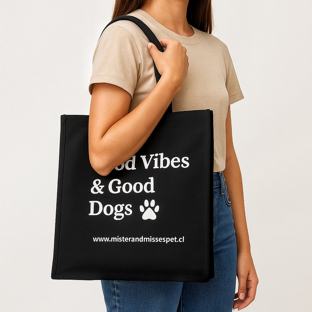 BOLSA TOTE DOGLOVER NEGRO