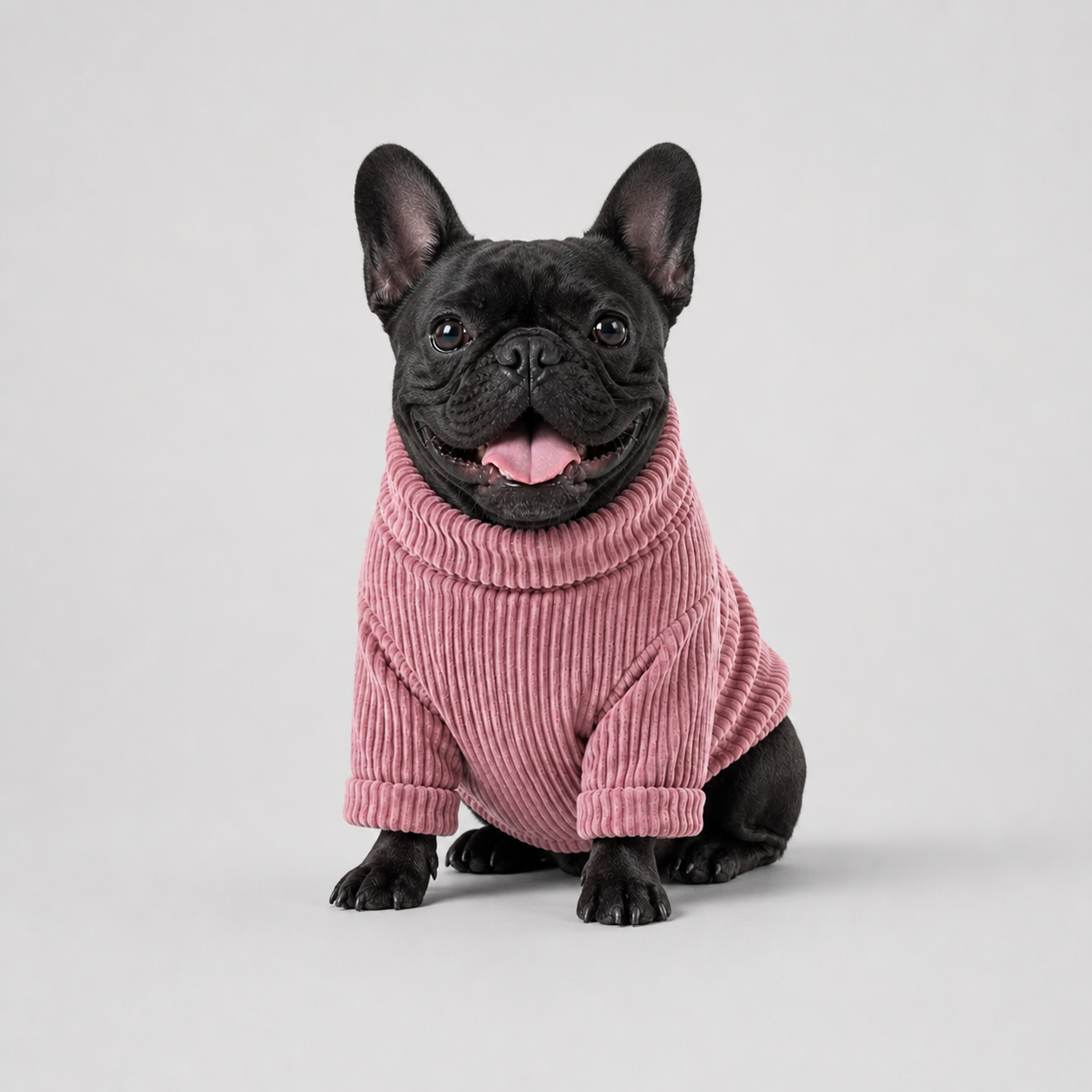 SWEATER COTELÉ ROSA