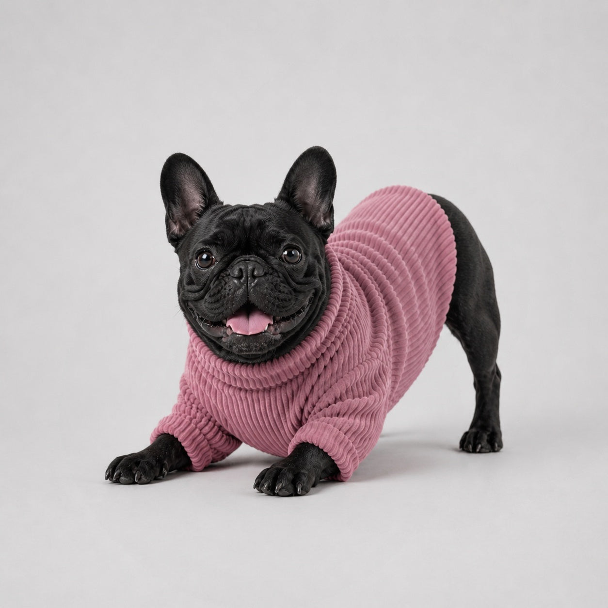 SWEATER COTELÉ ROSA